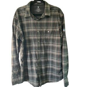 Kuhl Men’s Fugitive Flannel Shirt Size XL